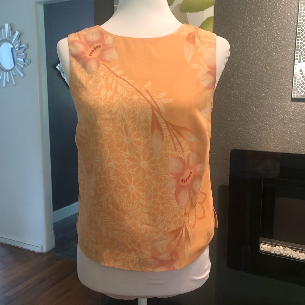 Tommy Bahama silk floral print top